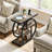 Wood and Metal 4-Tier End Table-1826771368-1826771375