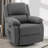 Recliner Chair, 360 Swivel Rocker Chair For Adults, Small Rocking Recliner Chair For Small Spaces, Upholstered Fabric Recliner With Side Pockets-1320508971