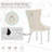 Velvet Nailhead Trim Upholstered Tufted Wingback Dining Chairs (Set Of 2)-4771209