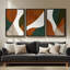 Art mural encadré, impressions murales abstraites rétro sur toile 16 po x 24 po-1792620246-1792620247
