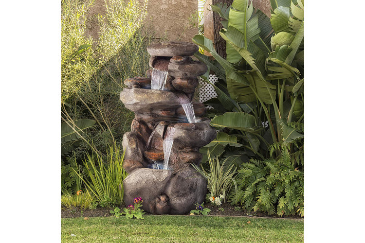 Fiberglass Fountain With Light