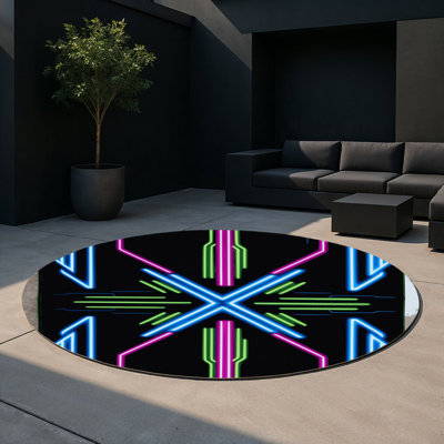 Tapis intérieur et extérieur Luminal Orbit