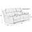 Zunaira 79" Leather Match Pillow Top Arm Reclining Loveseat-48124749