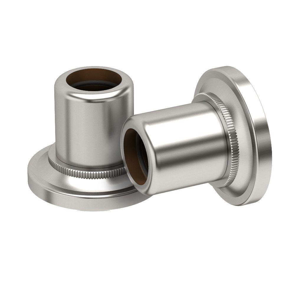 Tiara Shower Rod Ends | Pair of Wall Mount Flange (Set of 2) Gatco 