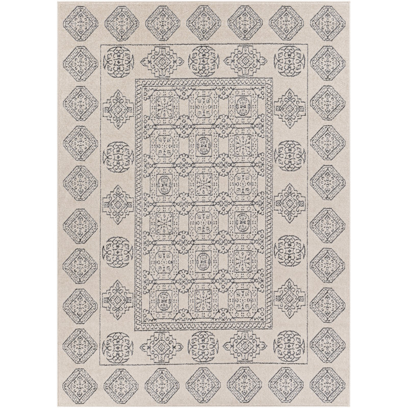 Oriental Indoor Rug, Rectangle 5'3" x 7'3"