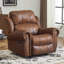 Fauteuil inclinable manuel en daim de 40,75 po de largeur-51053013