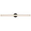 Tole 36-in Black dimmable LED Wall Sconce-679718876
