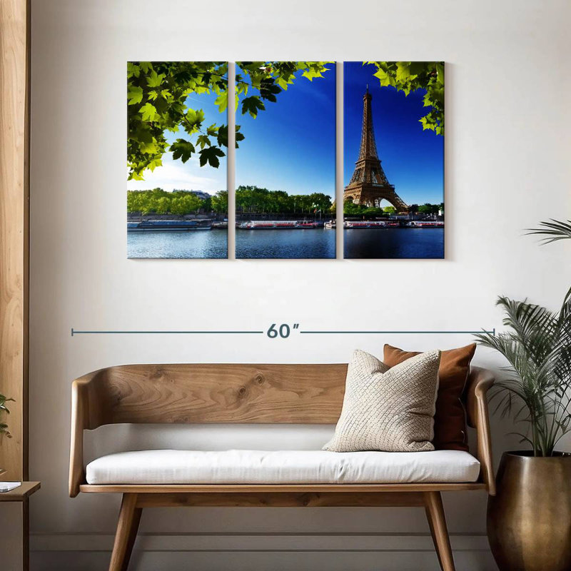 Sebbie Iconic Eiffel Tower, 28" H x 45" W
