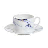 Azure Bone China Tea Cup and Saucer