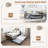 Sofie Powder Coated Steel Daybed with Trundle Bed
