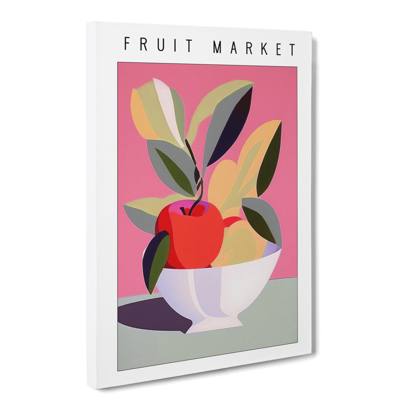 Fruit Market Exhibition Apple Vol.2 - Wrapped Canvas, 50cm H x 35cm W x 3cm D