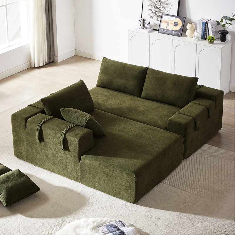 Canapé modulaire Chenille, Beige