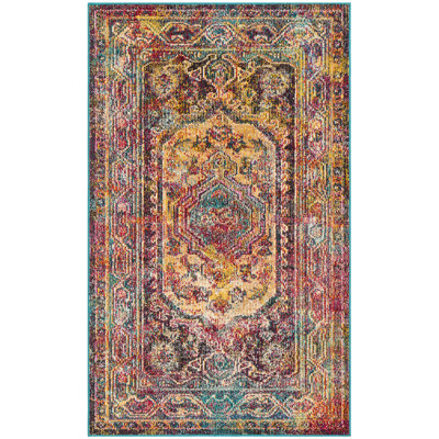 Florrie Crystal Performance Oriental Rug