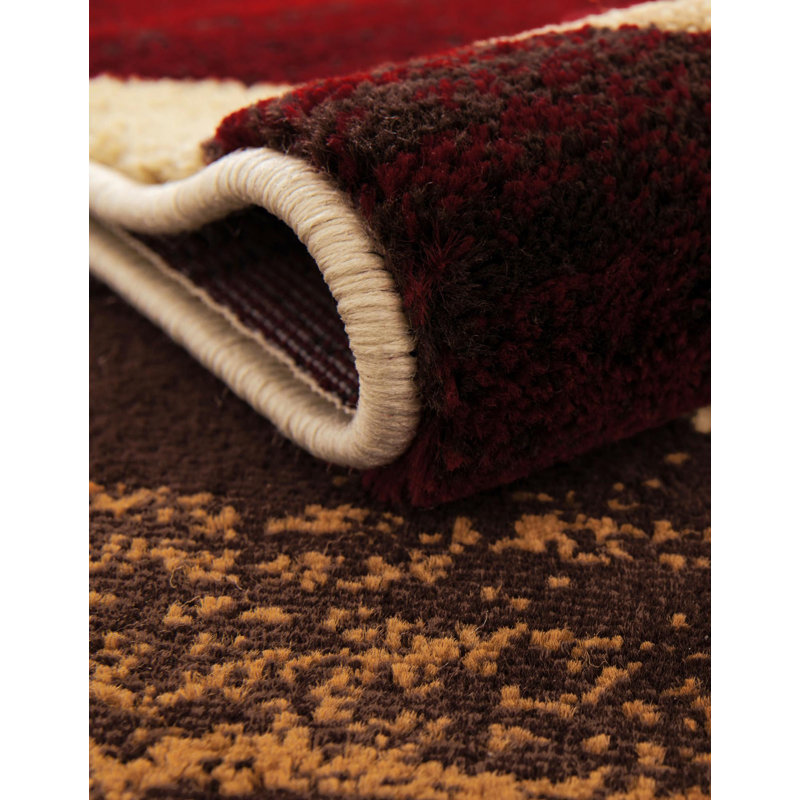 Ivetta Abstract Beige Area Rug, Oval 3'1" x 5'3"