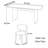 Modern minimalist dining table-1755495665