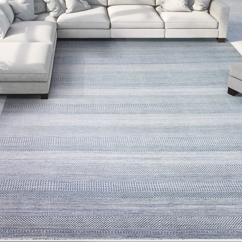 Area Rug in Silver, Rectangle 8' x 10'