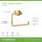 Oak Wall Mounted Bathroom Towel Ring-101648660