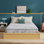 Matelas de beauté moyen dans une boîte