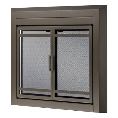 Cabinet Steel Fireplace Door