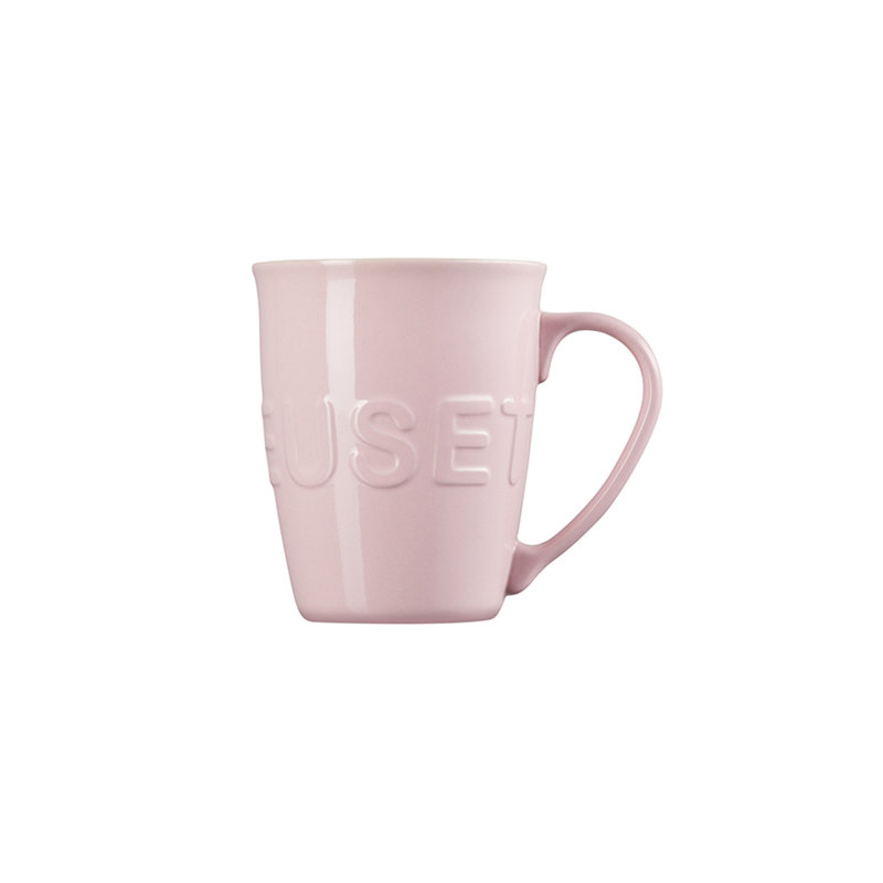 Le Creuset Xl Logo Coffee Mug 20 Oz Chiffon Pink