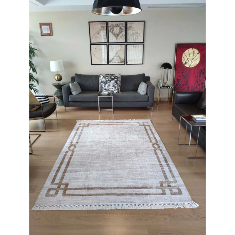 Tapis Maryemma avec envers antidérapant, Tapis de couloir 2 pi 7 po x 10 pi 6 po