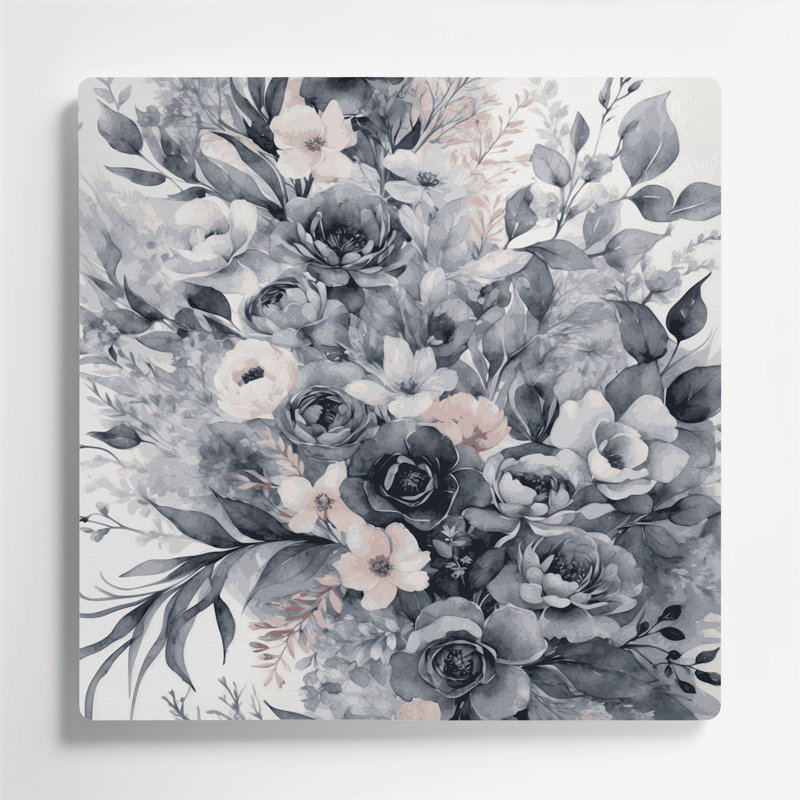 Aquarelle, art mural en métal beige 92, 8" H x 8" W x 0.05" D