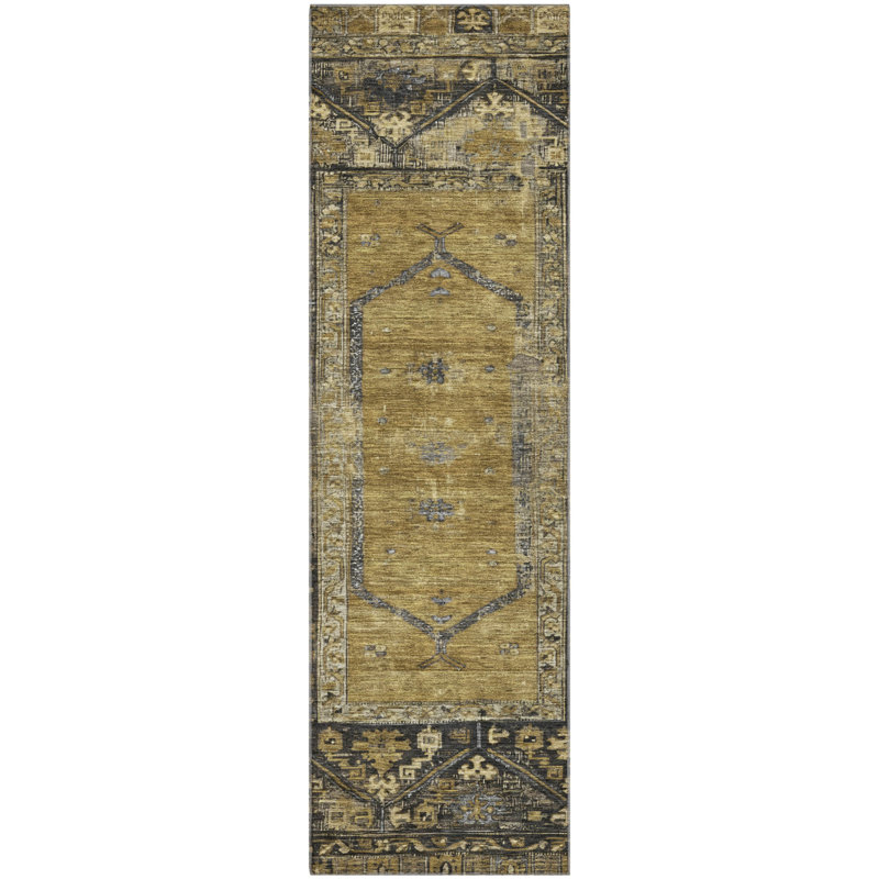 Tapis de qualité supérieure lavable à la machine AMF1727, Tapis de couloir 2 pi 3 po x 7 pi 6 po