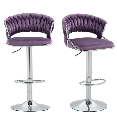 Christal Height Adjustable Swivel Bar Stool