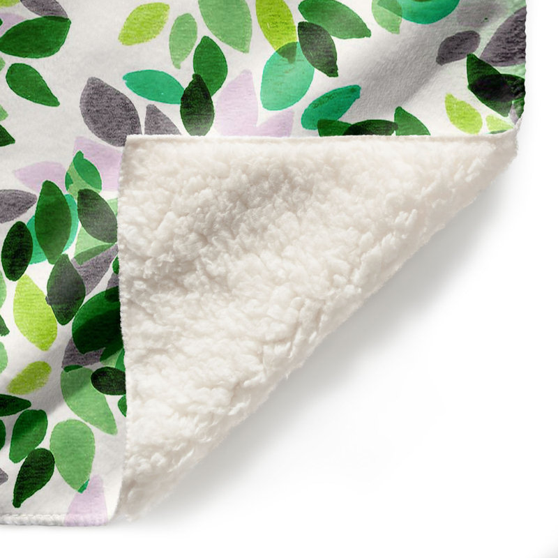 Couverture sherpa doux dahlia points iv, l 51 po x L 60 po