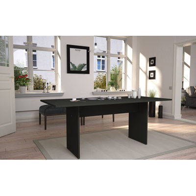 NoMad 68'' Modern Dining Table in Charcoal