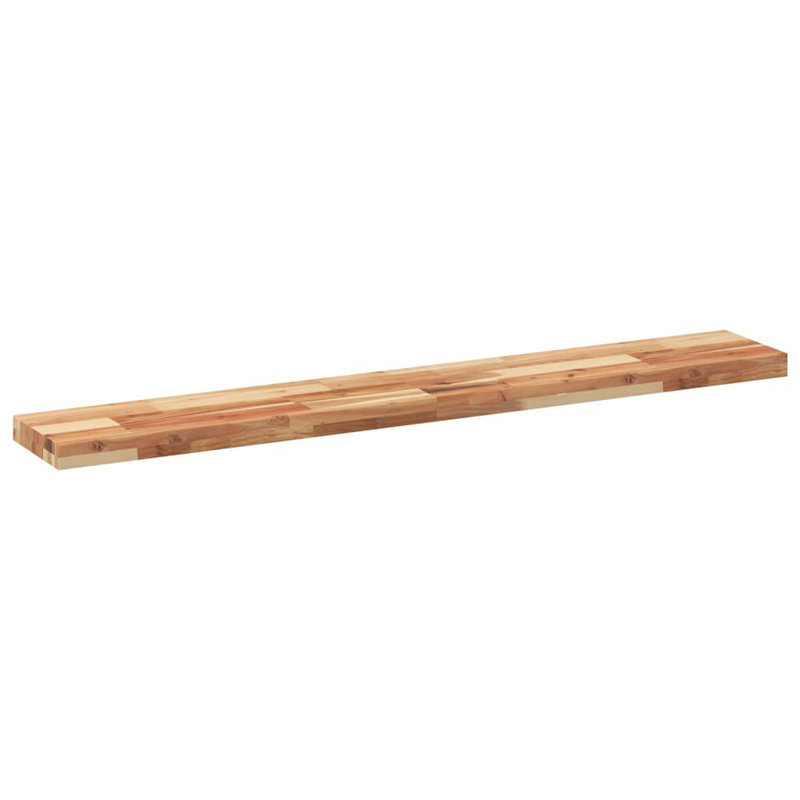 vidaXL Table Top Natural Solid acacia wood Medium Durable Table Top, 1.6 " H x 55.1 " W x 7.9 " D