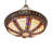 62" Wide Fleur-De-Lis Inverted Pendant
