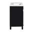 Meuble-lavabo de 36 po sans lavabo supérieur, armoire seulement, armoire de rangement de salle de bain avec 2 portes à fermeture douce et 2 tiroirs-110447423