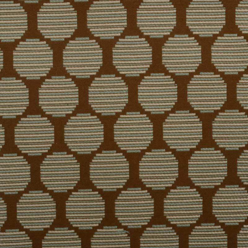 Tissu Fox Hollow All Purpose, Turquoise / cacao