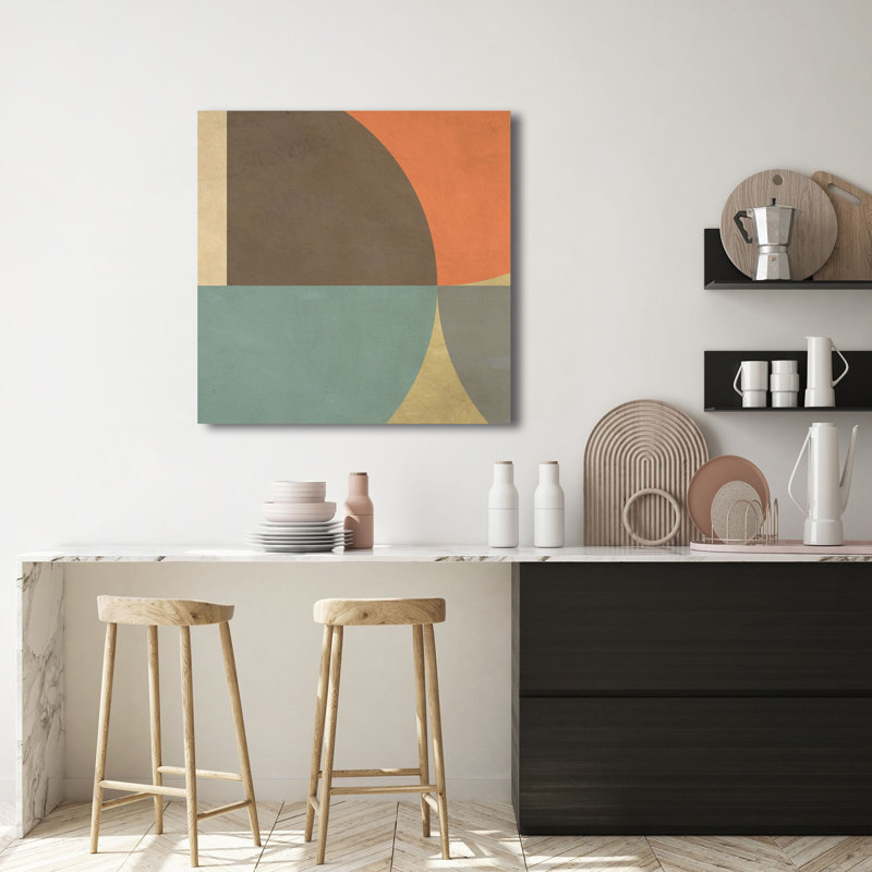 Nordic Abstract: Supergraphics I by Sandro Nava - Wrapped Canvas Graphic Art, 70cm H x 70cm W x 4cm D