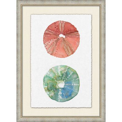 Oursin tropical 1 - peinture sur papier