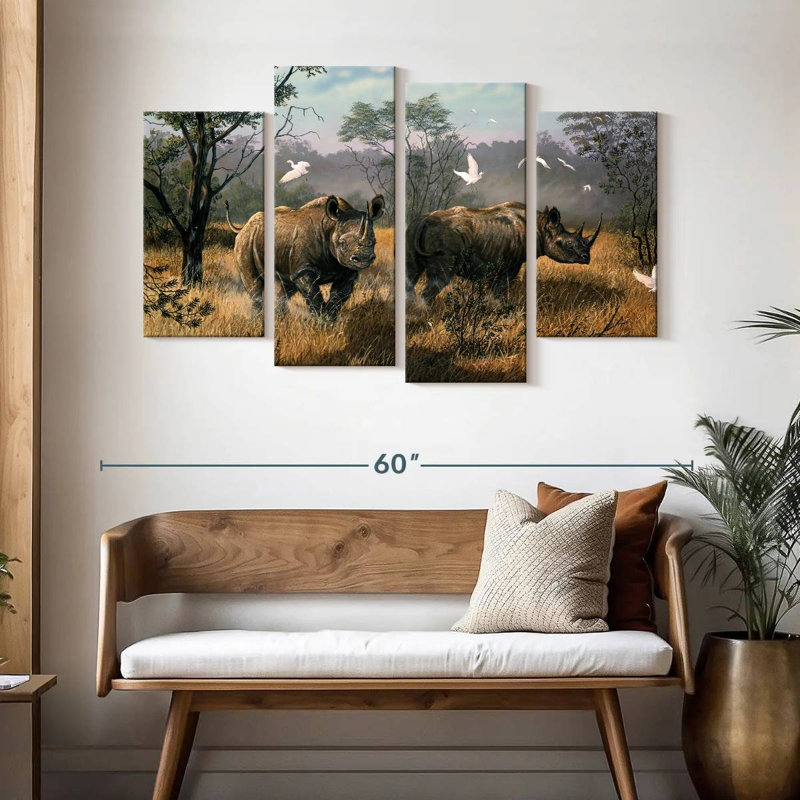 Brampt Rhino Wilderness, 32" H x 52" W