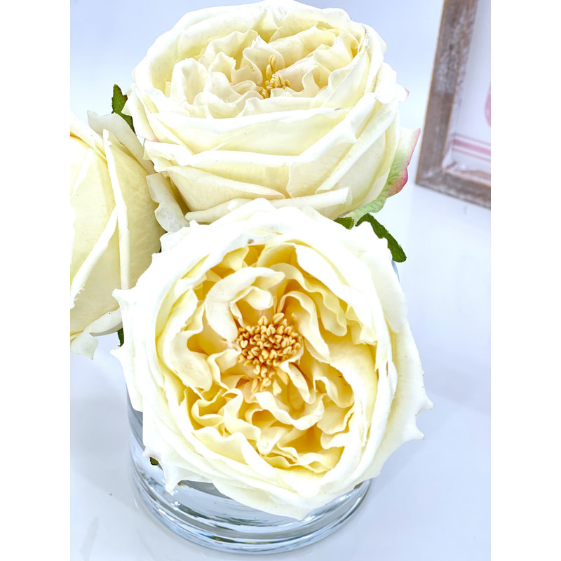 Pièce maîtresse artificielle Austin, Crème, crème