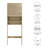 Render Over The Toilet Faux Travertine Bathroom Storage Cabinet In Travertine