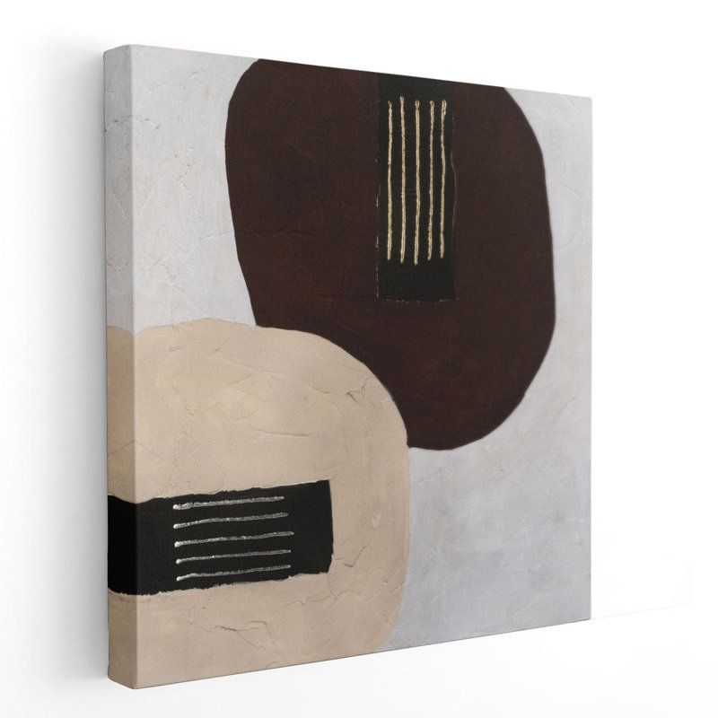 Bedrock Impression III - reproduction d'art sur toile, H 16 po x l 16 po