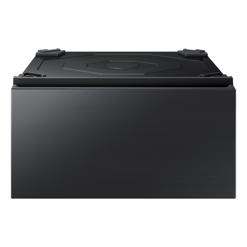 Caisson à linge 27 po avec tiroir de rangement Samsung Bespoke, Noir brossé