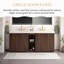 Meuble-lavabo double 72 po Modern