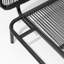 Canapé modulaire d'extérieur 100,4 po en métal-999785931