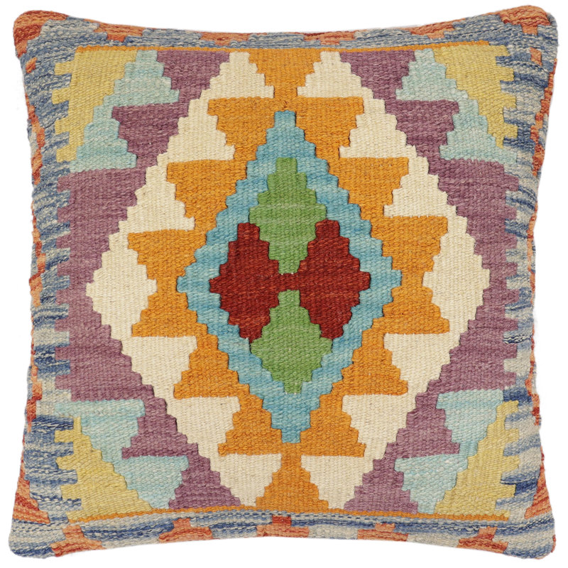 Housse et insert de coussin carré 100% laine 