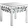 Luong Mirrored Glass Top End Table