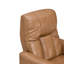 Fauteuil inclinable électrique à bascule pivotant en cuir 33,86 po Geniune-124508198