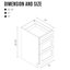 Base de meuble-lavabo de 15 po seulement-92316459