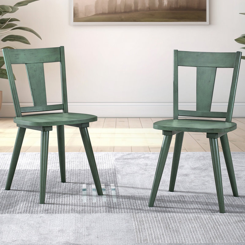 Chaises de salle à manger Kaliski Mid-Century, Vert terreux