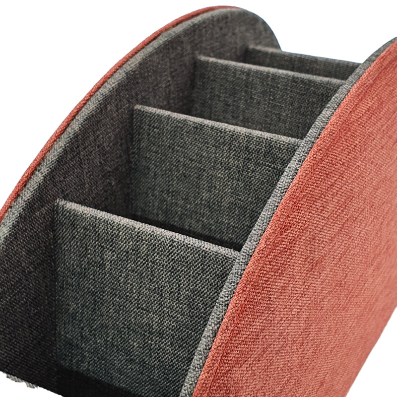 Annea Remote Control Holder, Red/Grey