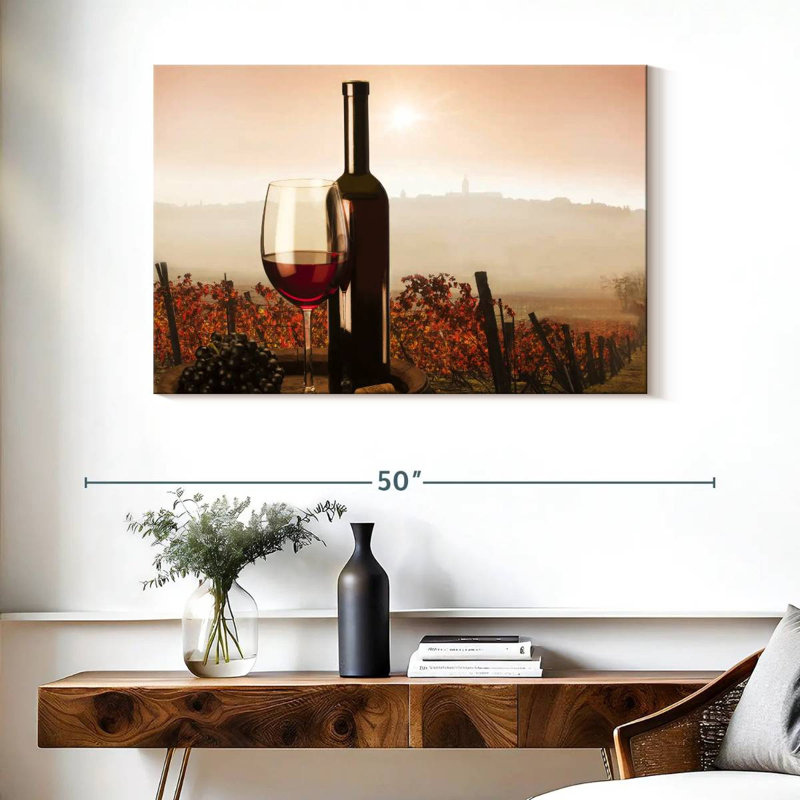 Yarlin Santa Barbara Vineyard, H 26 po x l 39 po